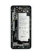 Estructura con componentes preinstalados para Google Pixel 5A en color negro, ideal para reparaciones en Guatemala.