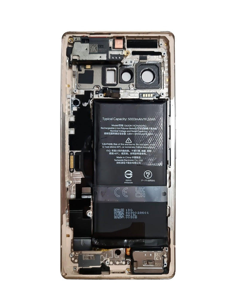 Encuentra chasis para Google Pixel 6 Pro con componentes preinstalados en Guatemala para reparaciones de telefonía.
