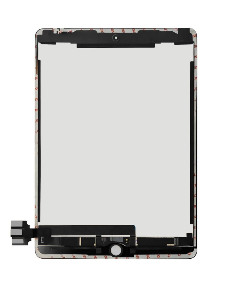 Reparación de pantalla LCD para iPad Pro 9.7 en Guatemala, con piezas de alta calidad en color blanco disponibles en mayoristas de partes para iPad.