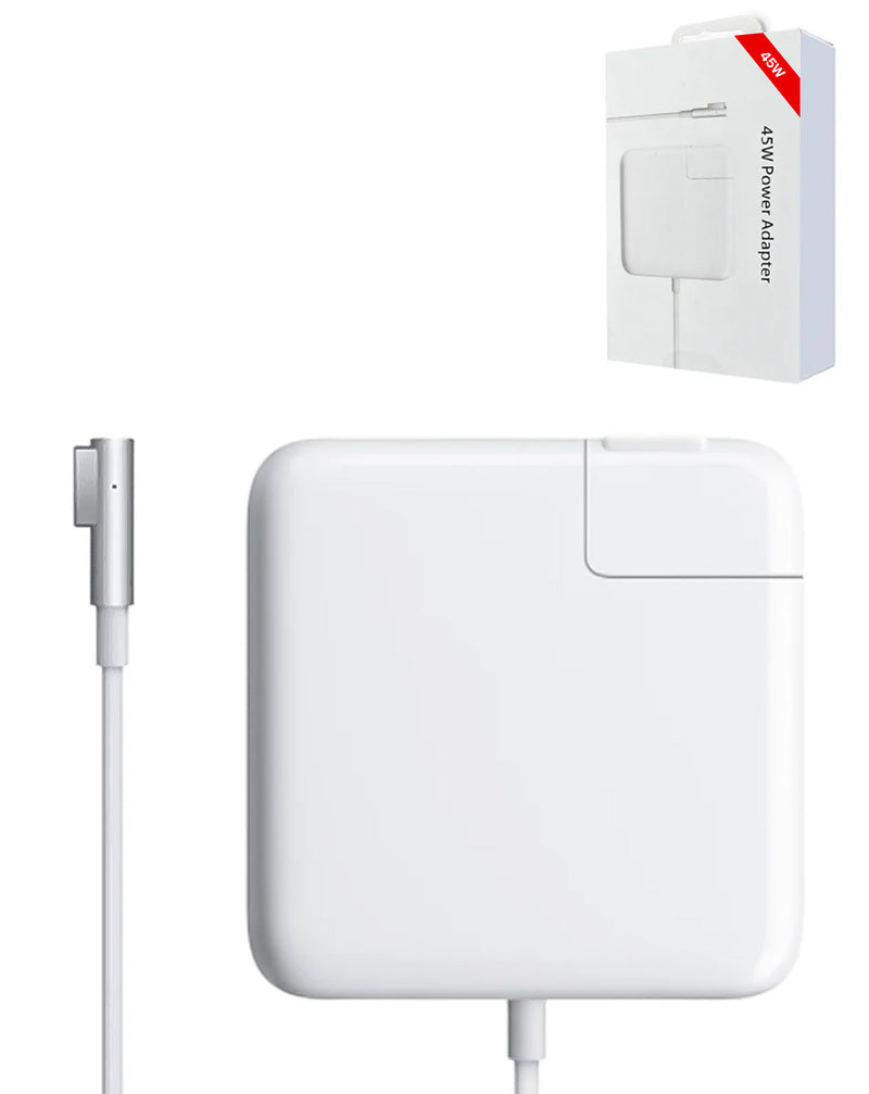 Encuentra el Adaptador de carga 45W (L-Style) para Apple en Guatemala, repáralo en talleres especializados como SlowBack.