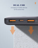 Compra al mayor la PowerBank LDNIO P10 ultra delgada con pantalla digital de 10000mAh en Guatemala, ideal para estar siempre conectado.