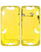Reparación de marco intermedio con piezas pequeñas para iPhone 14 amarillo en Guatemala - Mayorista de componentes y piezas pequeñas para reparaciones de iPhone en talleres especializados.