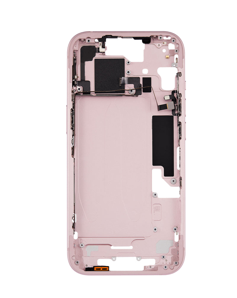 Encuentra el marco medio con piezas pequeñas para iPhone 15 en Guatemala en nuestros talleres de reparación con servicio mayorista de piezas para iPhone.