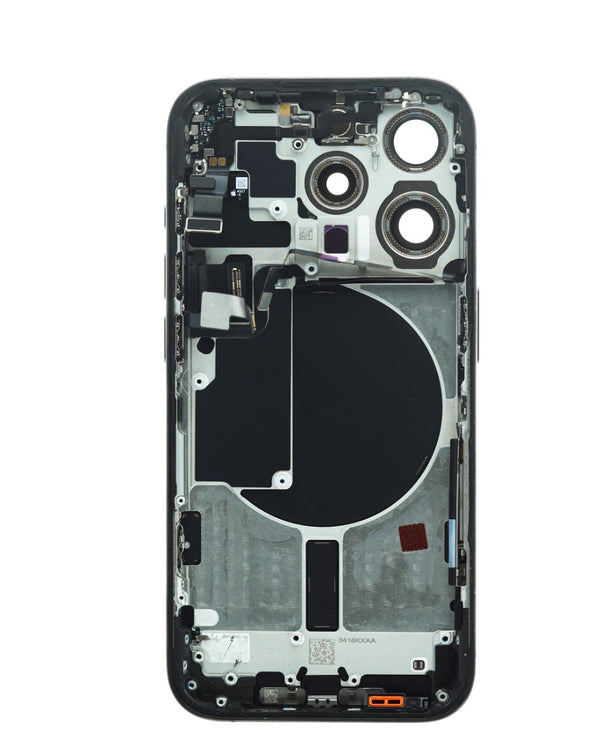 Venta al por mayor de marcos de carcasa trasera originales con componentes pequeños preinstalados para iPhone 15 Pro en Guatemala.