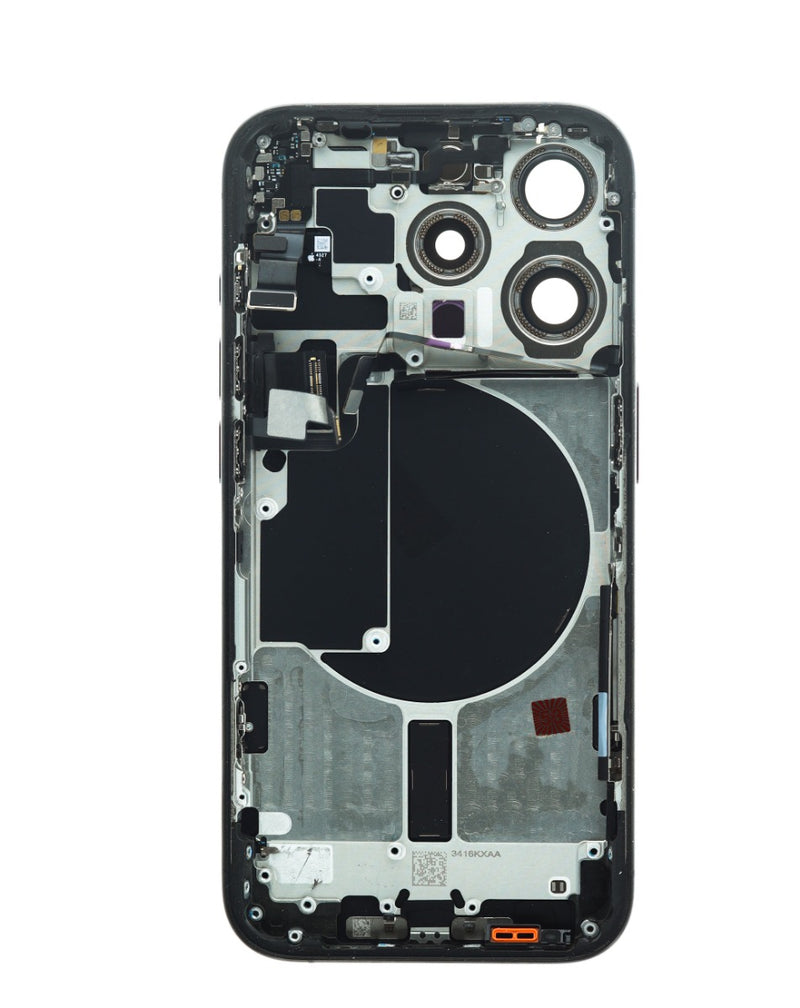 Venta al por mayor de marcos de carcasa trasera originales con componentes pequeños preinstalados para iPhone 15 Pro en Guatemala.
