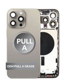 Tapa trasera con componentes preinstalados para iPhone 15 Pro Max en Guatemala.