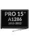 Encuentra pantallas originales para MacBook Pro Unibody 15 (A1286 / Early 2011 / Late 2011 / Mid 2012) en Guatemala.