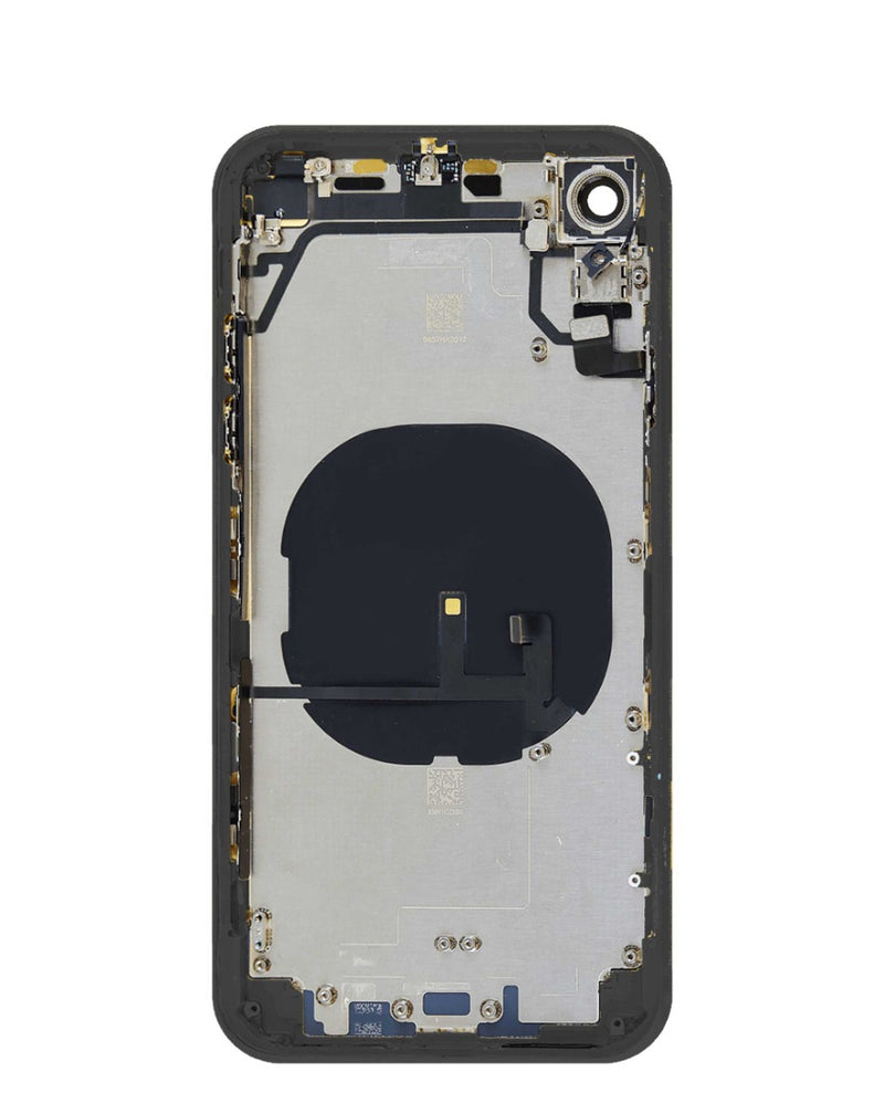 Encuentra tapas traseras con componentes preinstalados para iPhone XR en Guatemala, ideal para reparaciones en talleres especializados.