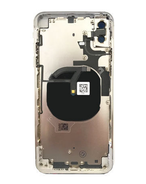 Encuentra tapa trasera con componentes preinstalados para iPhone XS Max en Guatemala para reparaciones con piezas originales de Apple.
