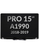 Reparación de pantalla LCD Space Gray para MacBook Pro 15 (A1990 / Late 2018 / Early 2019) en Guatemala.