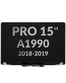 Reparación de pantalla de MacBook Pro 15 (A1990 Late 2018 / Early 2019) en Guatemala.