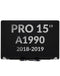 Reparación de pantalla de MacBook Pro 15 (A1990 Late 2018 / Early 2019) en Guatemala.