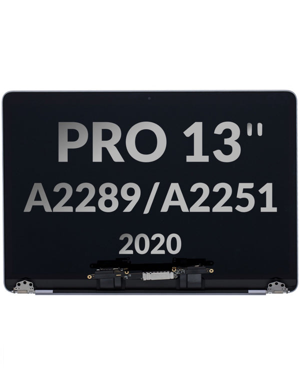 Encuentra pantallas LCD Space Gray para MacBook Pro 13 (A2289/A2251/Mid 2020) en Guatemala, al mejor precio en nuestro taller de reparaciones de partes para MacBook.