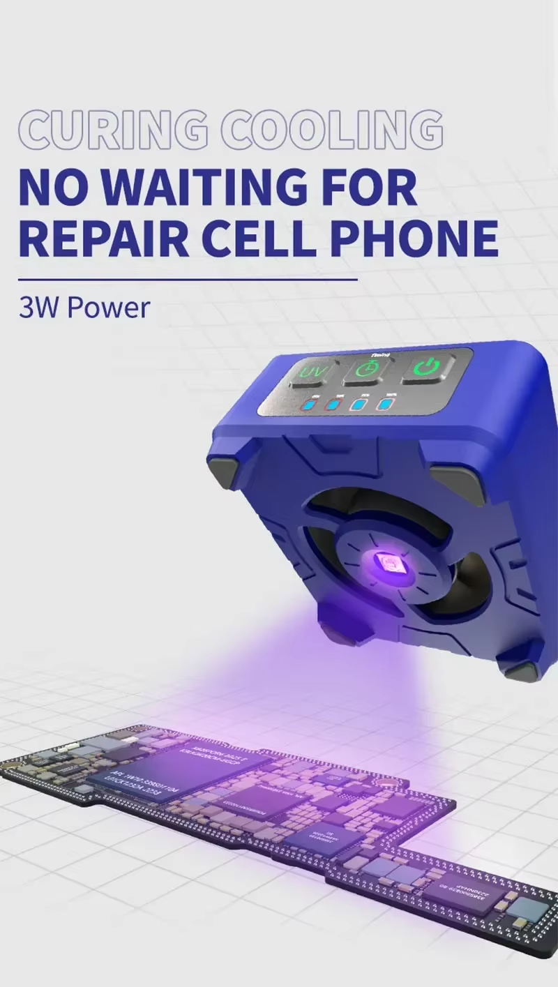 Ventilador con enfriamiento y curado UV Mechanic 3W 3 en 1