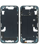 Encuentra el marco central para iPhone 14 (MIDNIGHT) en Guatemala, ideal para mayoristas y talleres de reparaciones.