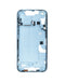 Venta de marcos medios de color azul para iPhone 14 (versión internacional) en Guatemala, ideal para mayoristas y talleres de reparación.