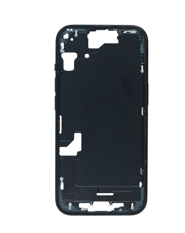 Reparación de marco medio para iPhone 15 de color negro en Guatemala - Mayorista de piezas y accesorios de celular.