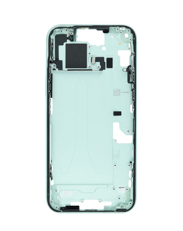 Encuentra el Marco central iPhone 15 Plus (GREEN) (International Version) en Guatemala para reparaciones de iPhone en talleres de componentes Apple.