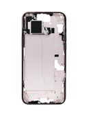 Encuentra el marco medio en color rosa para iPhone 15 Plus en Guatemala, ideal para reparaciones y piezas de repuesto.