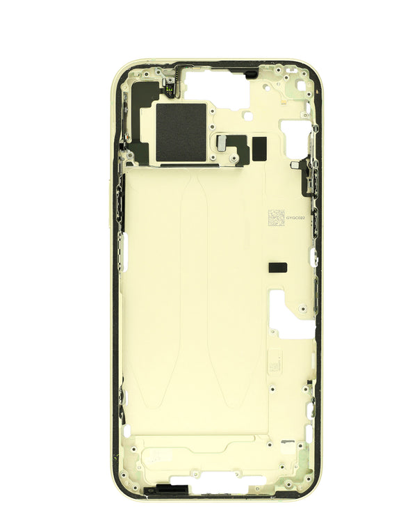 Reparación de Marco Medio de iPhone 15 Plus en Guatemala - Marco amarillo de alta calidad para tu iPhone 15 Plus.