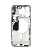 Encuentra el marco intermedio original para iPhone 15 Pro Max en Guatemala con etiquetas como BajoPPLCD y reparación de iPhone.