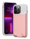 Case de carga slim de goma suave iPhone 13 de 7000mAh en color Rose Gold, ideal para proteger y cargar tu dispositivo en Guatemala.