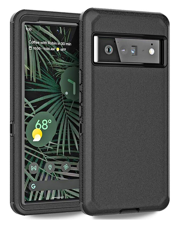 Funda de alta resistencia color negro para Google Pixel 6 Pro en Guatemala, ideal para proteger tu dispositivo en talleres de reparación y mayoristas de accesorios.