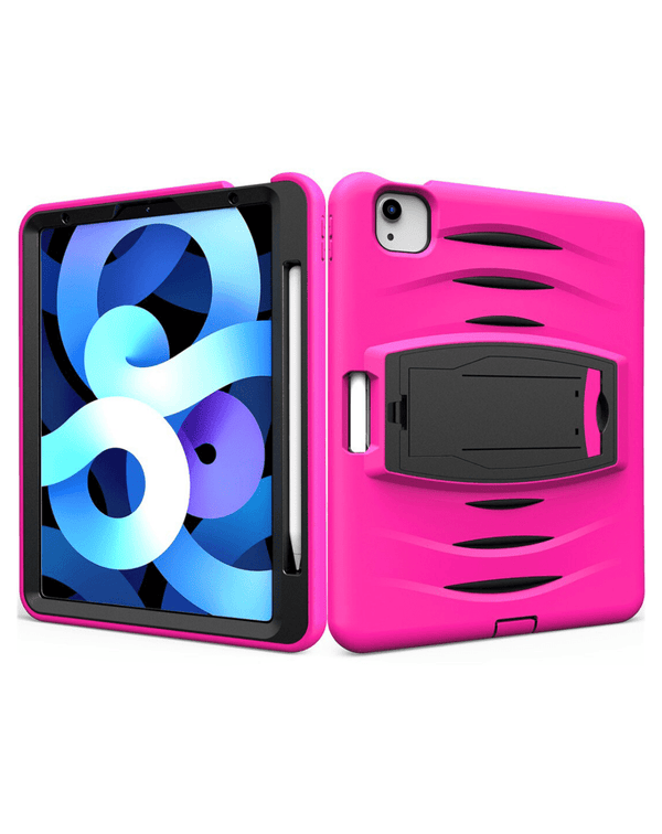 Protege tu iPad Pro 12.9 con esta funda antigolpes color rosa en Guatemala.