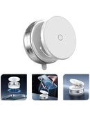 Soporte magnético blanco Ultra Vacuum para auto, con potente succión, ideal para smartphones.