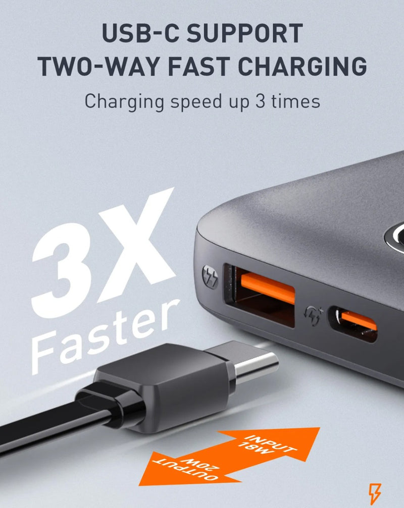 Compra el PowerBank digital ultradelgado LDNIO PQ10 de 10000mAh en Guatemala y carga tus dispositivos con estilo y eficiencia.