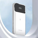 PowerBank ultra delgado con pantalla digital LDNIO PQ12, 10000mAh y 22.5W en Guatemala.