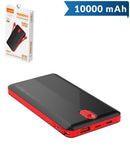 Power bank LDNIO PQ13 negro de 10000 mAh, diseño elegante y compacto para carga portátil.
