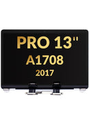 Reparación de pantalla plateada para MacBook Pro 13 (A1708 / Mid 2017) en Guatemala.