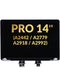 Reparación de pantalla Plateado MacBook Pro 14 en Guatemala - Encuentra la pantalla ideal para tu MacBook en talleres de reparación de pantallas en Guatemala.