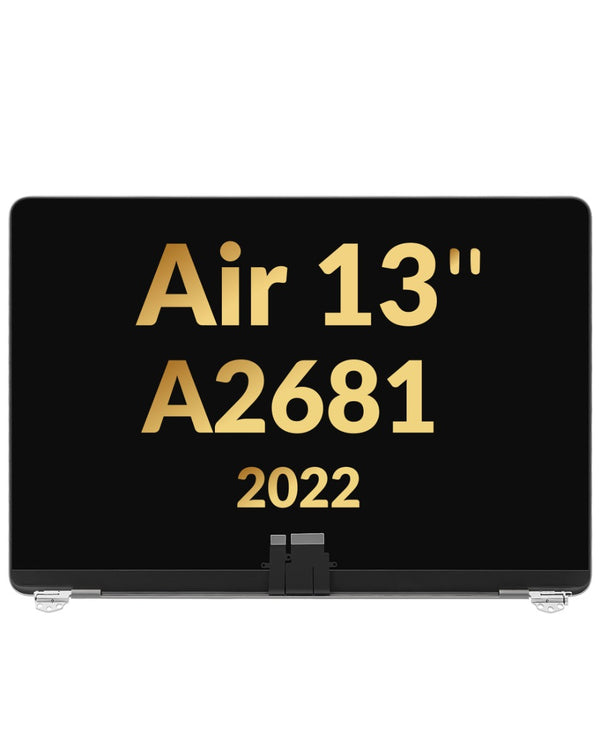 Encuentra la pantalla LCD SPACE GRAY para MacBook Air 13 del modelo A2681 del 2022 en Guatemala, reparaciones y repuestos al por mayor. 