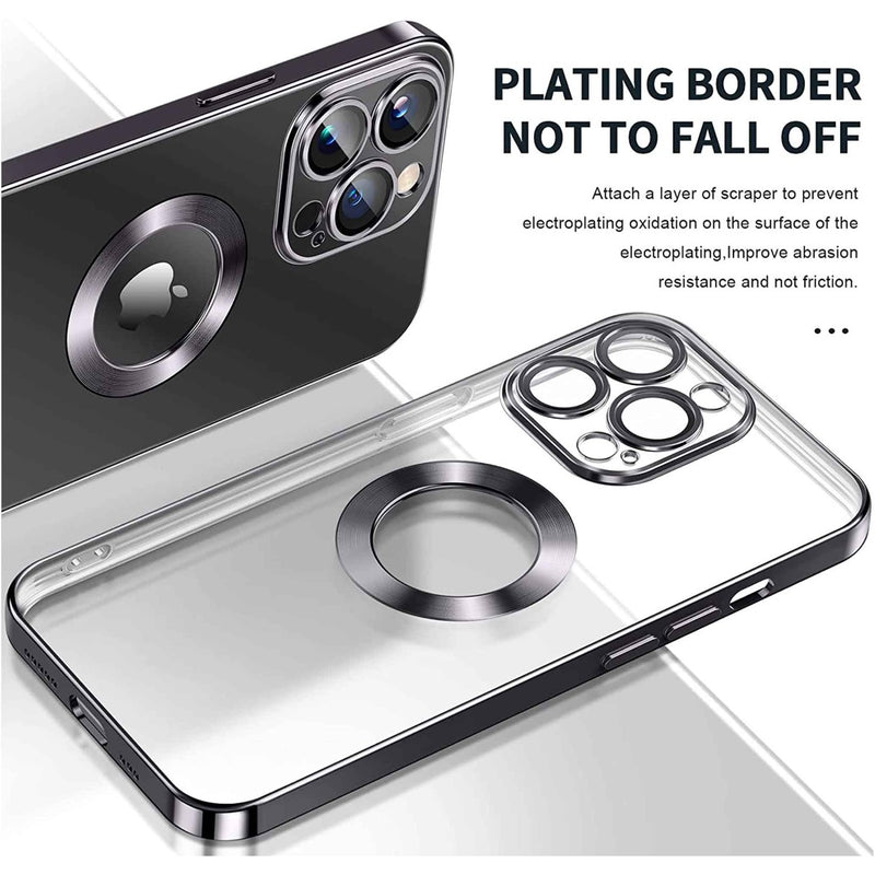 Compra una funda transparente con carga inalámbrica para iPhone 14 en Guatemala.