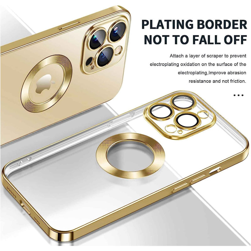 Case transparente con carga inalámbrica para iPhone 14 en Guatemala, disponible en mayoristas de accesorios y talleres de reparación de cases.