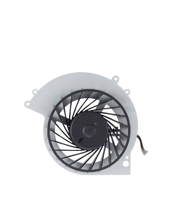 Encuentra ventiladores internos para PlayStation 4 (KSB0912HE, Long Connector, CUH-10xx Series) en Guatemala, ideal para reparaciones y mantenimiento de consolas.