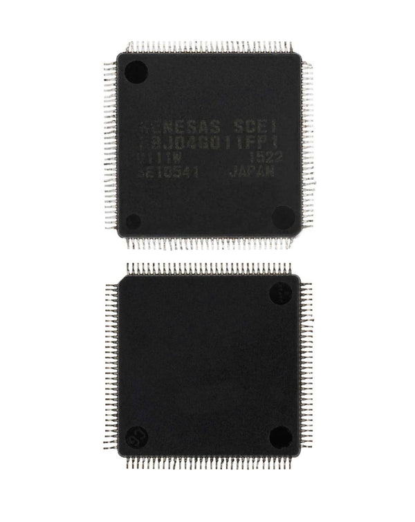 Reparación de IC Renesas Blu-ray para PlayStation 4 Slim Pro en Guatemala - BajoPPLCD, componentes PS4 y soldadura requerida disponibles en mayoristas y talleres especializados.