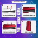 Encuentra el set de 4 piezas de cubiertas Faceplate (ROJO) para PlayStation 5 Slim Disc Edition en Guatemala.