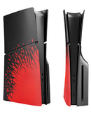 Compra un set de cubiertas frontales negro y rojo para reparaciones de PlayStation 5 Slim en Guatemala.