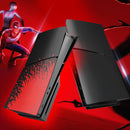 Compra un set de cubiertas frontales negro y rojo para reparaciones de PlayStation 5 Slim en Guatemala.