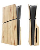 Encuentra el set de 4 piezas de cubiertas frontales de madera para PlayStation 5 Slim Disc Edition en Guatemala para darle un toque único a tu consola.
