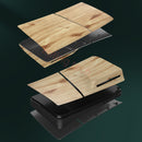 Encuentra el set de 4 piezas de cubiertas frontales de madera para PlayStation 5 Slim Disc Edition en Guatemala para darle un toque único a tu consola.