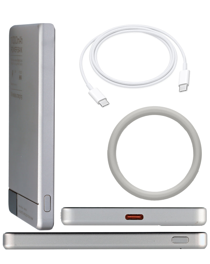 Encuentra la batería Q1 Magnetic 15W Wireless 20W PD USB-C de 10000mAh en Guatemala, ideal para mayoristas de power banks y reparaciones de dispositivos electrónicos.