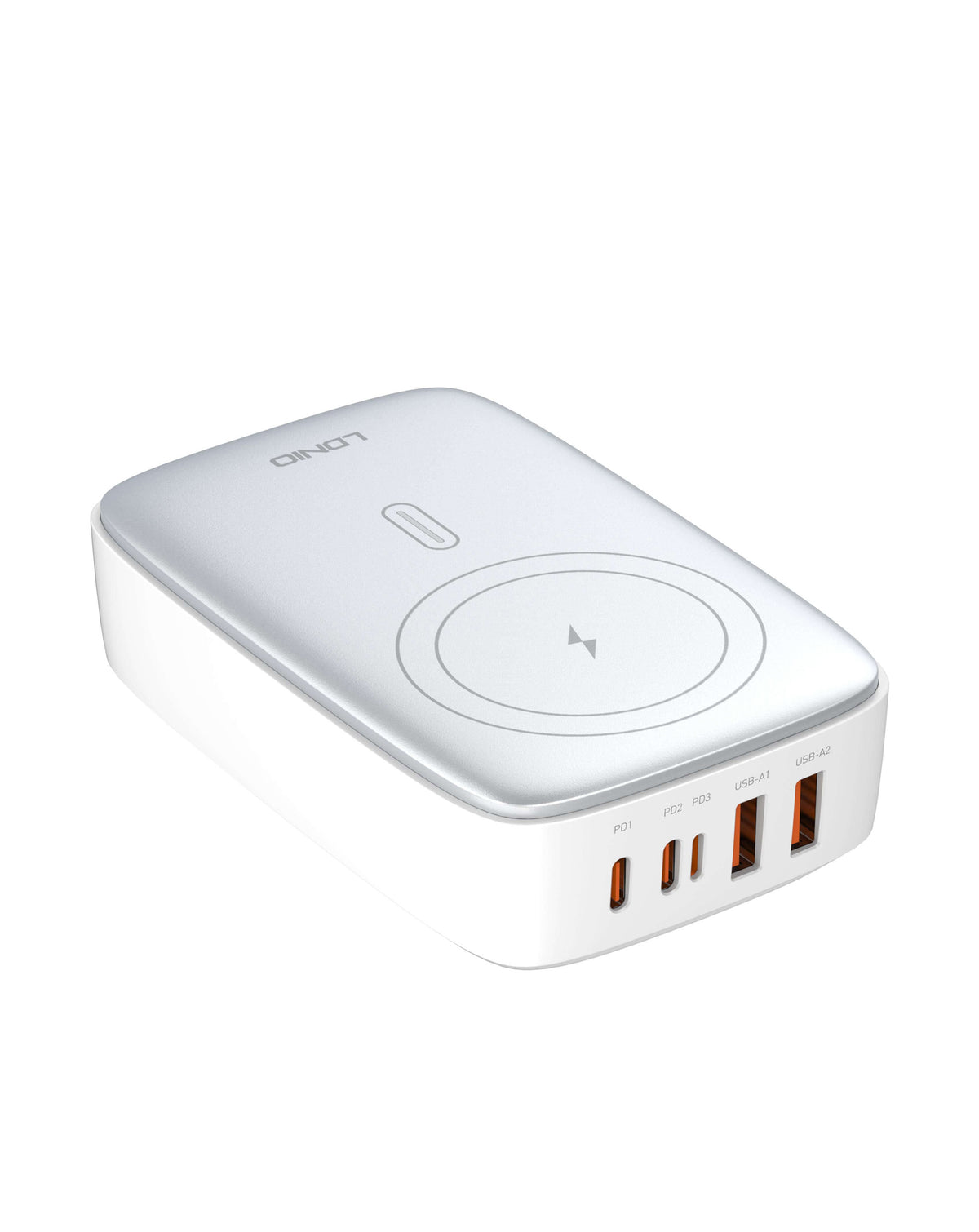 LDNIO Q4010 Desktop cargador inalambrico 2x USB A+ 2x USB C (133W) (SI ...