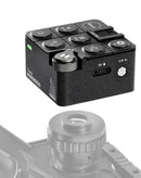 Cámara industrial QianLi AI 4K, lente plateada, puertos HDMI y USB, perfecta para inspección electrónica con SlowBack.