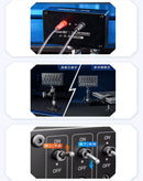 Dock de energía QianLi HAC6, concentrador USB de escritorio con 6 interruptores individuales para reparación de placas base.