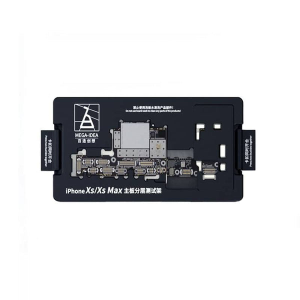 Reparación de placa base para iPhone XS y XS Max en Guatemala, encuentra el marco de prueba QianLi Mega-Idea en talleres de reparación mayorista en Guatemala.
