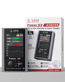 Fuente de poder QianLi Mega-Idea Power S3 con display de ondas para diagnóstico y reparación de dispositivos.